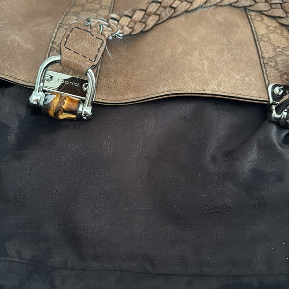 Gucci Libeccio Bamboo Bar Tote - Picture 6 of 8